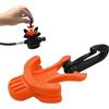 Veasbuu Supporto per polpo, regolatore antipolvere, clip per bocchino, 10 x 5 x 2 cm, supporto sicuro, clip di facile accesso, costruzione leggera e durevole, per immersioni per adulti