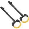 TOMETURE Anelli da Ginnastica in Nailon e Plastico Nero, Set da 1 per Esercizi Indoor e Sportivi, Migliorano Coordinazione e Motivano Fitness