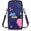 Generico Neutral Nylon Impermeabile Studenti Stampa Sport All' Borsa Da Braccio Borsa Da Borsa A Tracolla (E One Size)