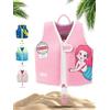 KIDVERSE gilet galleggiante per bambino - Comfortevole ausilio al nuoto per bambini - Imparare a nuotare in sicurezza per maschi e femmine - Taglia S 15-19kg & Taglia M 19-30kg