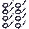 MNUvxzaewf Linea di ormeggio Marina for parabordi da 6 mm*1,5 m, Linea Intrecciata Doppia for Accessori for Barche Yacht(8pcs)