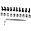 Alpha Precision Premium V2A Viti per fucile, set da 10 pezzi, 12 mm, compatibili con sistemi M-LOK