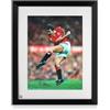 Exclusive Memorabilia Foto del Manchester United autografata da Bryan Robson e incorniciata.