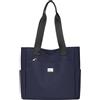 Generico Borsa a tracolla in nylon con tasca di grande capacità borsa da donna portafoglio con cerniera in nylon (Blue One Size)