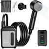 Rsaoty Doccia Campeggio, 4000mAh Doccia Ricaricabile Portatile, Doccia Portatile, per Spiaggia Giardino Lavaggio Auto, Escursioni