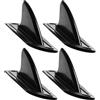 Generico Pinne caudali Rimovibili da 4 Pezzi, Ricambio stabilizzatore for SUP, Paddle Board e Kayak