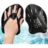 Coco Berming Mano Paddles Nuoto, Swimmpaddel Adulti, Flossen Adulti, Swimmhilfe Cinghie Regolabili, Per il Nuoto, Accessori l'Allenamento Unisex (Arancione)