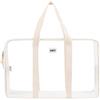 Générique Borsa da spiaggia trasparente | Borsa da piscina grande capacità con cerniera impermeabile,Borsa da viaggio per bottiglie d'acqua, pesca, palestre, bianco, Se référer au descriptif,