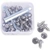 Kylebooker 26 borchie a vite per stivali da pesca, per suola in feltro o gomma, Studs001
