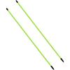 QLECXZI Allenamento di Golf al Livello successivo con Le aste di allineamento da Golf Bianche. Le aste di allineamento dello Swing presentano Una Punta, Verde, 1243x25mm