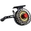 Hasaller Mulinello da baitcasting interamente in metallo con controllo magnetico a caduta lenta, per pesca su zattera, pesca sul ghiaccio e jigging verticale, bobina in alluminio leggero per mano