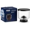 Anakel Home Portachicchi Intercambiabile DLSC403 AS00006310 Compatibile con Macchina da Caffè De'Longhi Rivelia, Accessorio Macchina Caffè Automatica | Capacità 250 g, Coperchio Nero