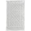 Markotex Tappeto Sardo Stuoia Passatoia tappeto bagno 100% Cotone Made In Italy prodotto in sardegna (Bianco, 55x140)