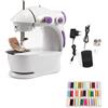 evomosa Mini Macchina da Cucire Portatile ed Elettrica per Principianti Adulti - Velocità Regolabile con Funzione Overlock per Crafting