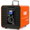 ICARE Generatore di Ozono Professionale 60000mg/h, Generatore di Ozono con Manopola Elettronica, Purificatore d'Aria Deodorante per 300㎡, Macchina Ozono con Timer 120 Min, Ozonizzatore per Casa, Auto, Hotel