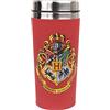 Harry Potter - Tazza da Viaggio HP - 450ml/15,5oz - Con Doppia Parete in Acciaio Inossidabile - Tazza da Caffè Caldo Freddo - Mantiene la Temperatura per 5 Ore - Merchandising Ufficiale