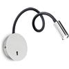 Ideal-Lux Focus lampada a parete, LED, 203188, Focus [Lampade per Interni > Lampade a Parete]
