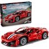 LEGO Technic Auto Ferrari 488 PISTA - Macchina Giocattolo con Motore V8, Sterzo e Differenziale - Decorazione da Cameretta - Regalo per Gamer, Bambini e Fan degli Sport Motoristici da 9 Anni - 42235