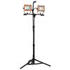Smartwares Lampada da Lavoro LED con Treppiede FCL-80114, 4800 lumen, Luce doppia, Supporto regolabile 100-170 cm