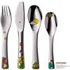 WMF Set posate bimbo Janosh, 4 pezzi, posate colorate, posate acciaio inox 18/10