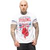 Lonsdale London CRUGMEER Uomo T-Shirt Bianco M 100% Cotone Regular