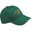 Supportershop Cappellino da Baseball Unisex Sudafrica, Verde, Taglia Unica EU, Verde, Taglia Unica