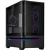 ASUS CABINET ATX SMALL TOWER ASUS PRIME AP202TG ARGB BLACK microATX-miniITX 2X2,5/3,5combo-BAY 4xSLOT-ESP. NO ALIM. 90DC00P0-B19000 - 90DC00P0-B19000