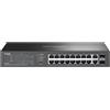 TP-LINK SWITCH 20P LAN Gigabit TP-LINK ES220GP Easy Managed 16P POE+ 2P Gigabit 2P SFP- mont.su rack 1U 13 - alim.PoE 150W - ES220GP