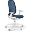Sedus SE:Air Girevole ergonomica, Sedia da Ufficio, Plastica, riciclabile al 100%, Blu, 42-55cm, bis 130kg Belastbar
