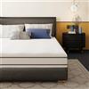 EGOHOME - Materasso Comfort in schiuma fredda, 140 x 200 cm, grado di durezza H3 e H2, a 7 zone, ergonomico e traspirante, con memory foam in gel, materasso reversibile 2 in 1, altezza 18 cm