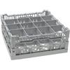 Generico LAVASTOVIGLIE LAVABICCHIERI CESTO BICCHIERI IN PLASTICA 400x400x140 Uso Professionale