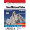 Technopress Gran Sasso d'Italia. Carta dei sentieri 1:15.000