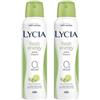 Lycia - Fresh Energy Deodorante Spray, Senza Alcool, Efficacia 48 ore, con Microspugne Effetto Asciutto, con Aloe e Bergamotto, 150ml (Confezione da 2)