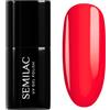 Semilac Smalto UV 980 Jelly Chili, 7 ml, rosso peperoncino speziato, effetto jelly trasparente, collezione Mood Boost Colors