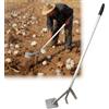 EGZASDI Estrattore per pali a T, Estrattore for pali for radici di alberi, cotone, tende, recinzione e armature for cemento armato