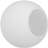 Veemoon Paralume in Vetro Bianco Latte Opaco a Sfera Rotonda per Lampadario da Soggiorno Illuminazione Soffusa Design Elegante per Ambienti Interni e Sale da Pranzo