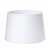 ORION LIGHTSTYLE Plastica paralume E27 bianco 40 cm paralume in tessuto Lampada da tavolo lampada da terra