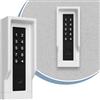 Cleverstation Supporto da parete per Nuki Keypad 2 - Accessorio per serratura smart - Cornice per lettore di impronte all'ingresso - Bianco
