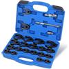 Yosoo Health Gear 24 Pezzi Set di Chiavi a Goccia Crowfoot 8mm a 32mm, Kit Chiavi a Zampa di Gallina con Barra di Prolunga da 1/2 e 3/8 Pollici per Spazi Ristretti