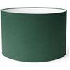 ArG Lighting Paralume Cilindro con Tessuto Cotone, Fatto a Mano, per Lampada da Tavolo, Sospensione, Piantana (45 cm Diametro, 30 cm Altezza, Verde Scuro)