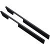 VENEST Maniglie per Cassetti Maniglie per Armadietti da Cucina Nere Opache Maniglie per Armadi in Lega di Alluminio Maniglie per Armadietti da Bagno Maniglie per Armadietti TV 2 Pezzi (Length 1200mm)