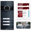 Metzler VDM10 2.0 Videocitofono Set con apriporta e targhetta nome intercambiabile - Citofono video con telecamera HD, app per smartphone