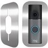 Forgaemax Mascherina in acciaio inox per campanello e video Doorbell Wired Plus cavo & Pro cavo, supporto per campanello - Robusta e accessori per campanello (argento)