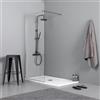 Kiamami Valentina - Doccia Walk In 90 Cm Per Piatto Doccia O Filo Pavimento