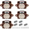 YANJINGHE 5 Pezzi Chiusura a Pulsante, Push Lock, Senza Chiave Apparire Chiusura Della Porta a Pulsante, per Armadi, Cassetti, Camper, Yacht, Barche (H)