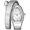 Gosasa Orologio da donna con bracciale a serpente, elegante bracciale avvolgente, orologio al quarzo in stile gioielli, bracciale serpente regolabile per abito e regalo, Unico