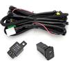 Eofooq Fendinebbia anteriore 2 Fari Fendinebbia A LED DRL Per Ford Per TRANSIT Per FOCUS MK2 MK3 Per Fusion 2002-2015 Led Fendinebbia Auto(WIRE)