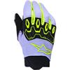 Alpinestars Full Bore V2 Guanti da motocross giovanile, porpora giallo, L
