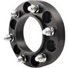 Mosklo Auto Distanziali Ruota Per Toyota Per Land Per Cruiser Per Prado Distanziali Ruota In Lega Di Alluminio Forgiato 1 Pezzo 6x139.7 CB 106.1 M12x1.5 Distanziale Ruota(Black 25mm)
