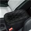 Adunsiaoto Cuscino Bracciolo Auto, Protezione per Bracciolo Auto in Pelle Impermeabile, Protezione per Scatola del Sedile del Bracciolo Auto, Accessori per L'interno Dell'automobile(Nero)